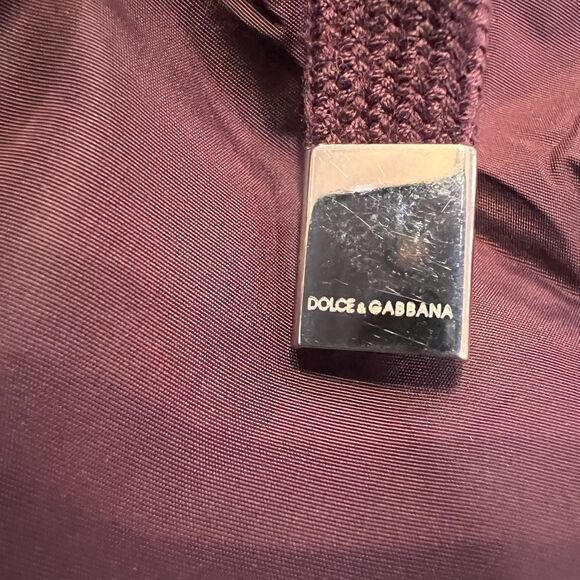 Dolce Gabbana Burgundy Hooded Jacket - Picture 6 of 6